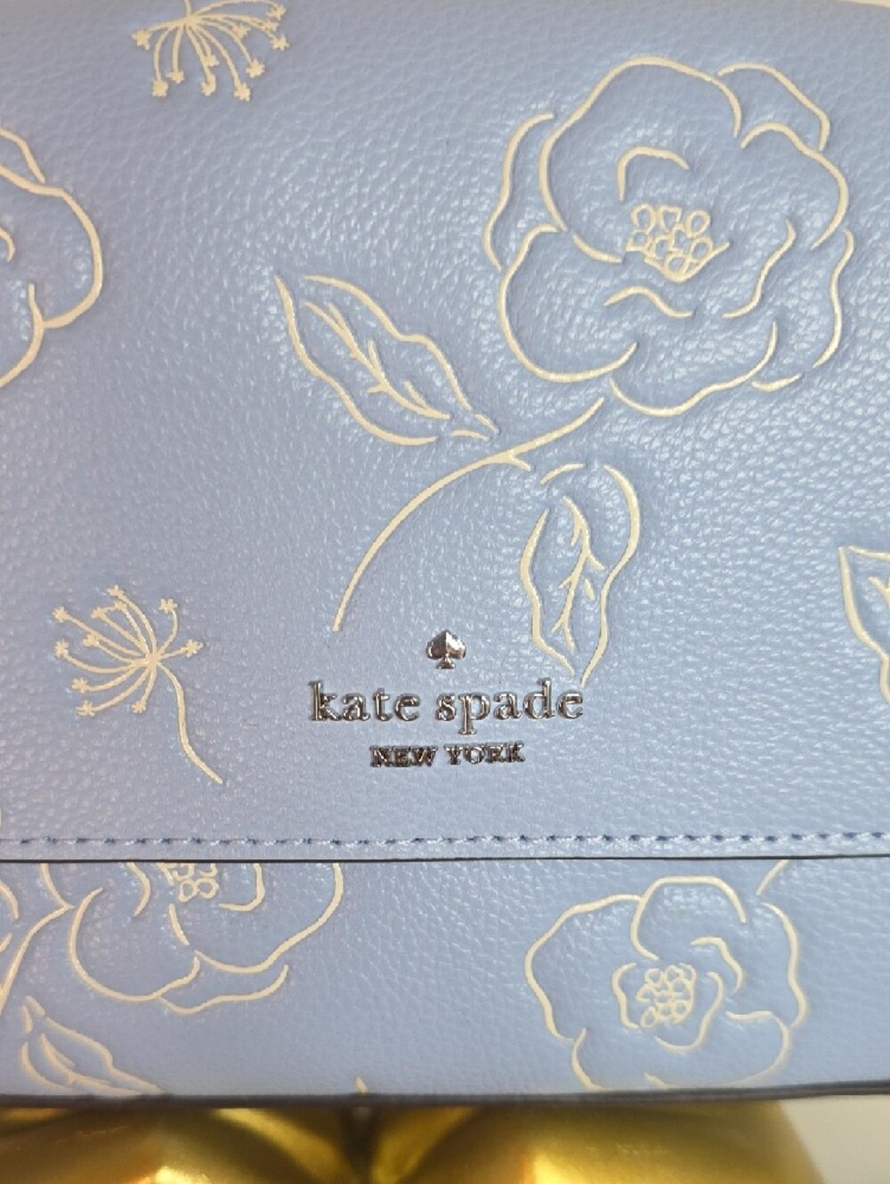 Kate Spade Sutton Floral Mini Crossbody Bag in North Star blue - Picture 2 of 7